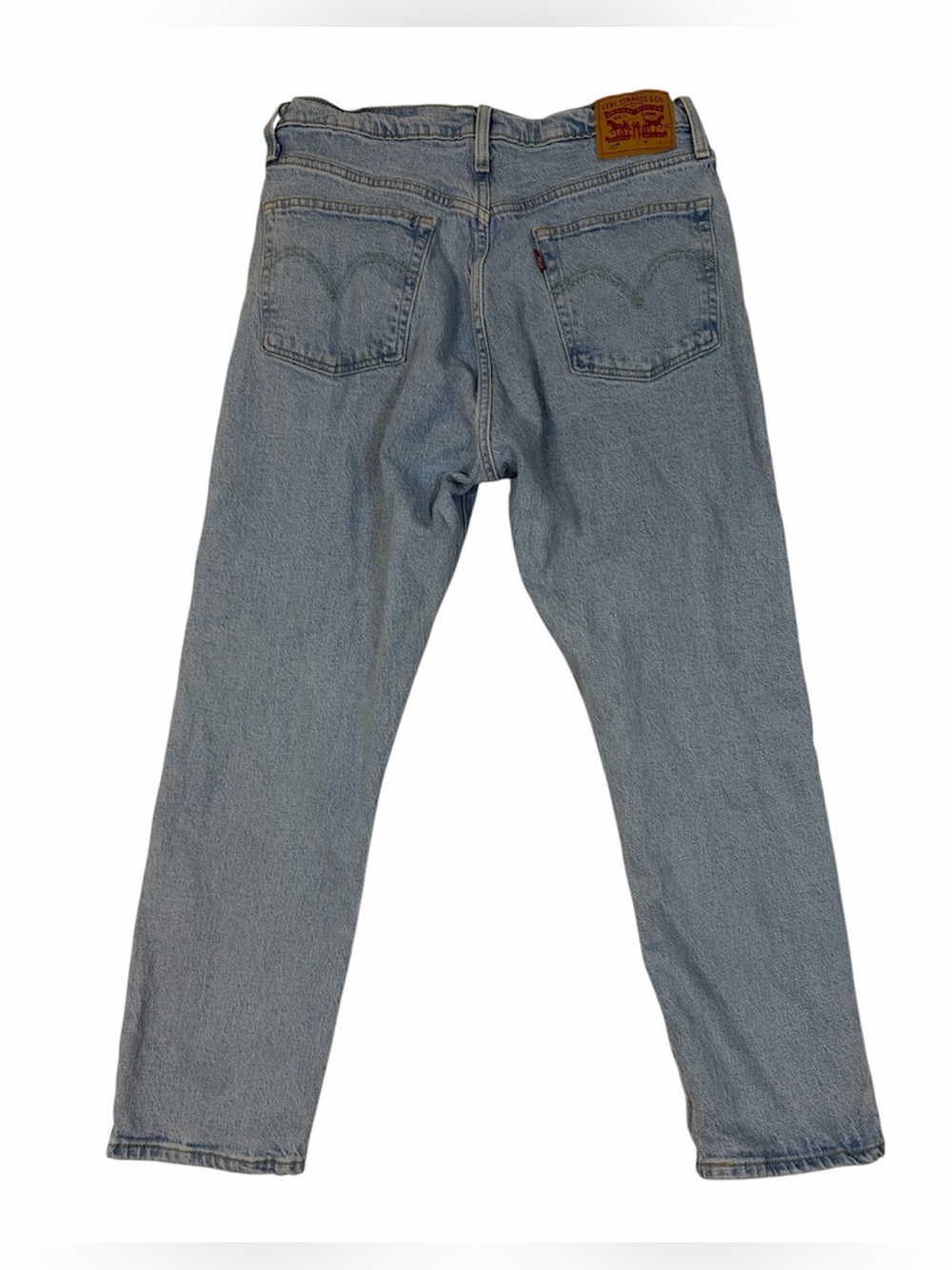 Light Blue Women’s Levis 501 Straight Leg Buttonfly Cropped Jean‎ size 30